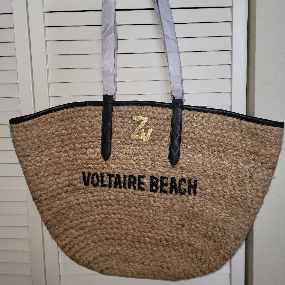 Zaldig Voltaire Woven Jute tote bag NEVER USED!!
